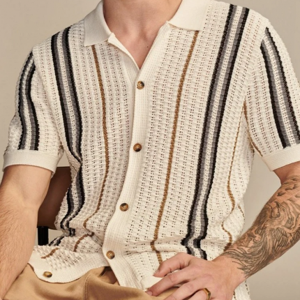 Isaac - Soft Knit Polo Shirt