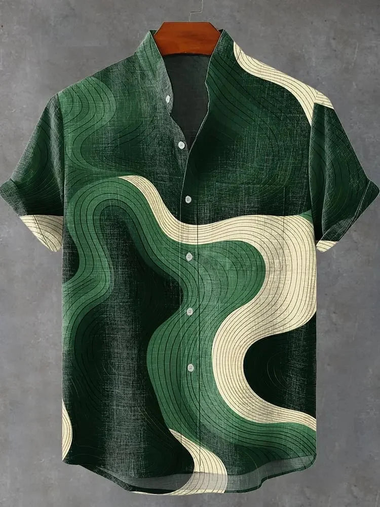 nevin-airy-abstract-shirt-1 Nevin - Airy Abstract Shirt