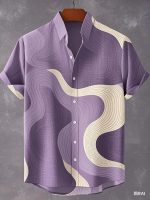 Nevin - Airy Abstract Shirt