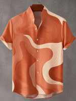 Nevin - Airy Abstract Shirt