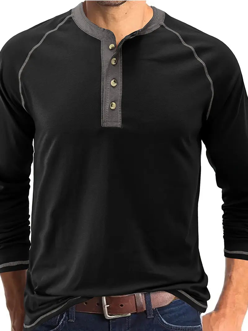 palmer-sleek-cotton-henley-1 Palmer - Sleek Cotton Henley